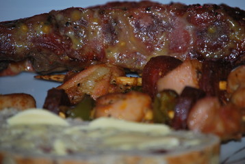 Kebab Dish Close-Up