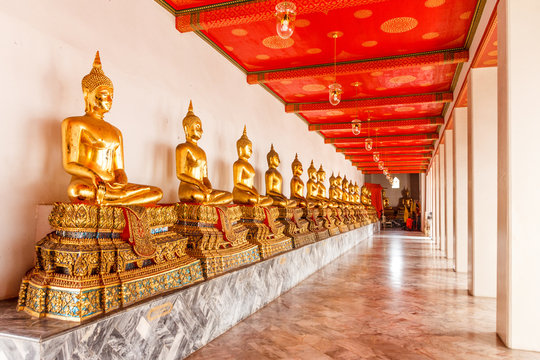 Buddha statues, Wat Pho