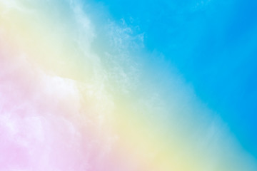 Colorful  soft cloud and sky with pastel gradient color for background backdrop and postcard, wall paper, desktop pc notebook wall, Abstract color style. - 222255947