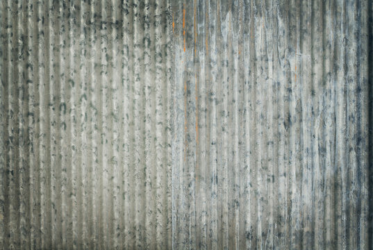 Old zinc texture background, rusty on galvanized metal surface.