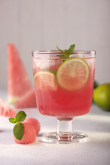 cocktail watermelon and lime