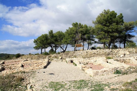 Yacimiento arqueol&oacute;gico de El Puig Alcoy Alicante Espa&ntilde;a