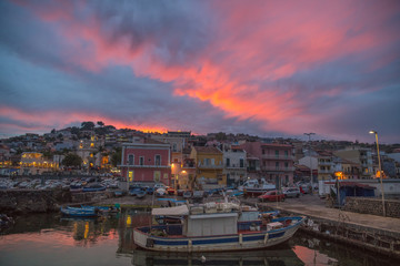 tramonto ad acicastello 