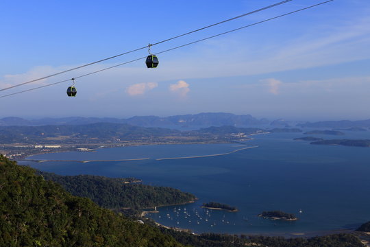 Sky Bridge and Cable Car, Langkawi island, Malaysia, Asia