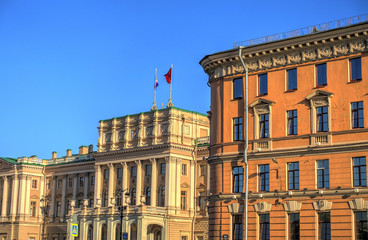 Fototapeta na wymiar Saint-Petersburg landmarks, Russia