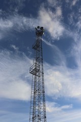 Obraz premium Floodlights on tower