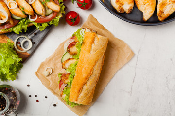 Chicken sandwich.