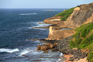 The Devil s Guerite sentry box at Fort San Cristobal in San Juan, Puerto Rico