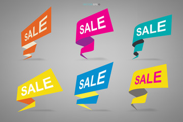 Special offer sale tag. Discount offer price label. Vector.