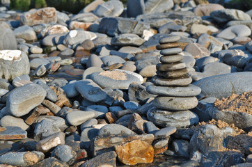 Pile of pebbles. Zen and Harmony themes