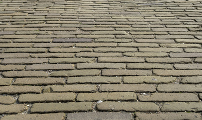 Texture of an old stone wall. Close-up.