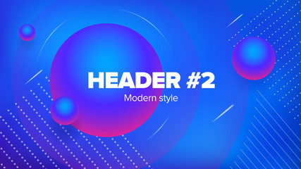 Modern background for banner