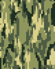 Digital fashionable camouflage pattern, fashion design. Seamless illustration