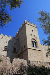the Grand Master of the Knights of Rhodes - a medieval castle in the city of Rhodes, on the island of Rhodes in Greece