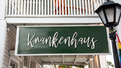 Schild 338 - Krankenhaus