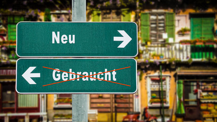 Obraz premium Schild 350 - Gebraucht