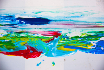 Acrilic paint art. Handmade effect grunge background.