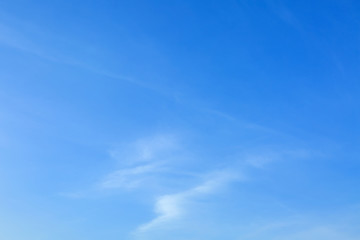 View of beautiful blue sky