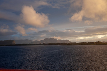 Abendstimmung am Fjord