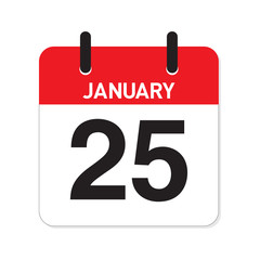 Calendar January 25