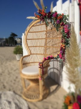 fauteuil emmanuelle fleuri