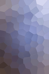 blue, white and brown pastel Big Hexagon  vertical background illustration.
