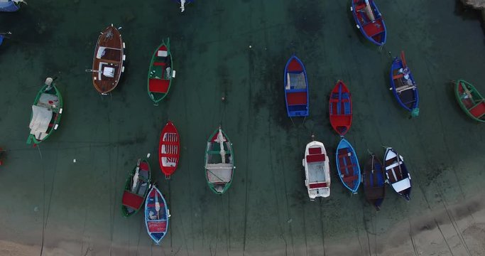 boat in polignano a  mare
