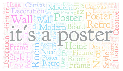 Interior Poster word cloud.