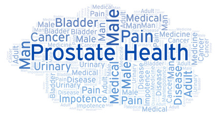 Prostate Health word cloud.
