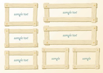 看板のフレームセット