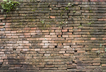 Old brick wall texture background