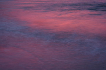 sunset water