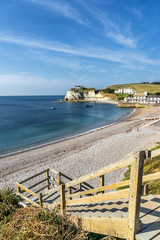 Freshwater Bay on the Isle of Wight in south east England