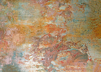 Texture of old rusty metal. Mockup. Background