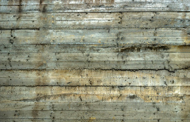 Texture of shabby wood, with multi-colored layers of paint. Close-up. Old background