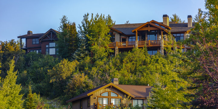 Homes with views in Park City panos