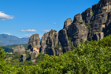 Fototapeta na wymiar Rocks of Meteora in Greece.