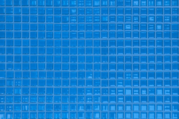 Fototapeta na wymiar Blue the tile wall high resolution real photo or brick seamless and texture interior background.