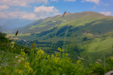 Fototapeta na wymiar the Caucasus Arkhyz