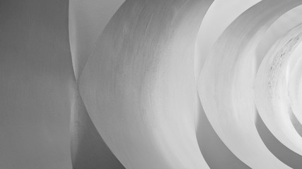 art and design of architecture ceiling - modern curve pattern