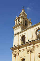 Fototapeta na wymiar St. Paul Cathedral in Mdina