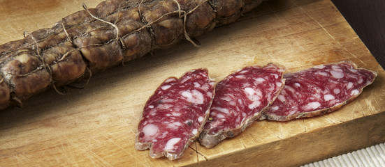 tipical italian salami dop