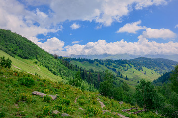 Fototapeta na wymiar the Caucasus Arkhyz