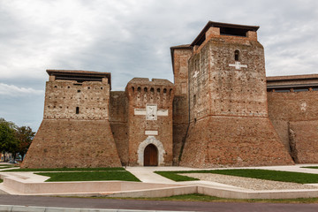 Fototapeta na wymiar Die Burg Sismondo in Rimini, Italien