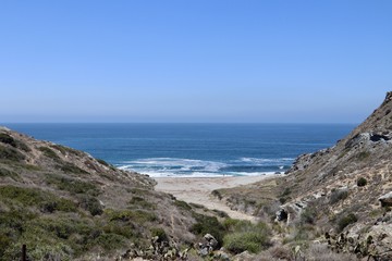 Fototapeta na wymiar Catalina Island Landscape and Ocean view