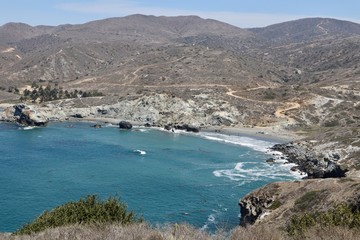 Catalina Island Landscape and Ocean view