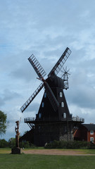 Fototapeta na wymiar swedish windmill outside