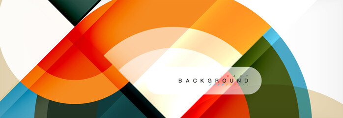 Obraz premium Vector circular abstract background