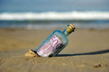 Five hundred euros in a bottle, tax haven
