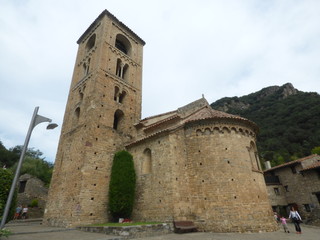 Fototapeta na wymiar Beget. Pueblo de Girona. Cataluña, España